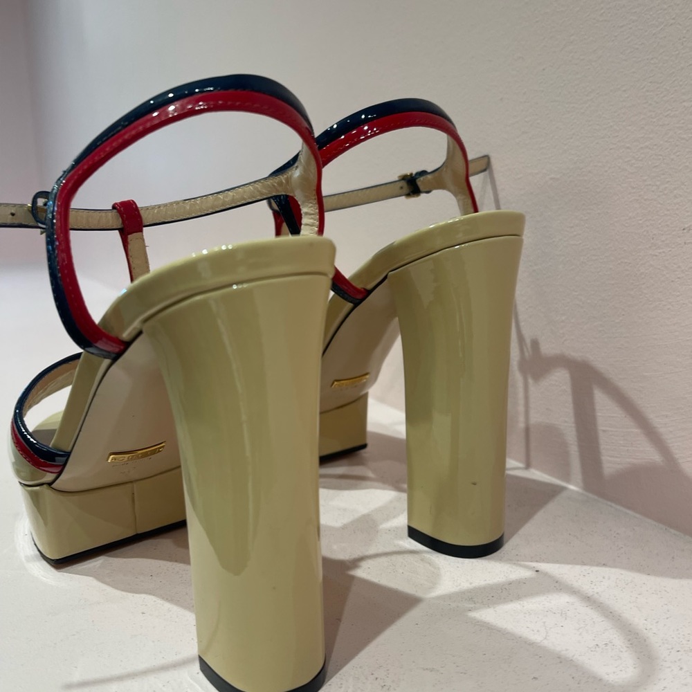 Gucci platform heels